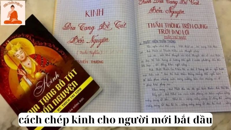 cách chép kinh cho người mới bắt đầu