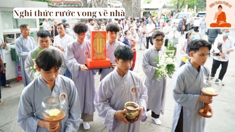 nghi thức rước vong về nhà