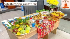 nghi thức rước vong về nhà